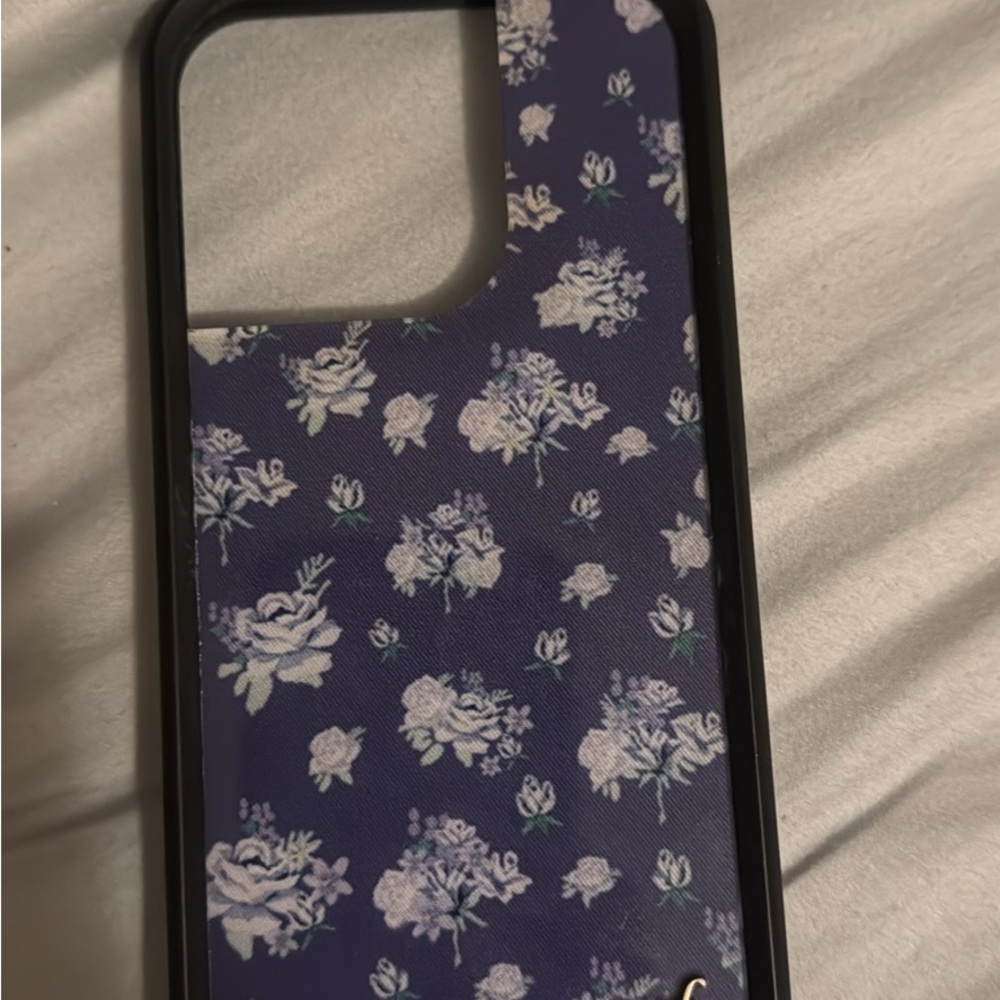 Wildflower sugar plum floral case for iPhone 15 pro